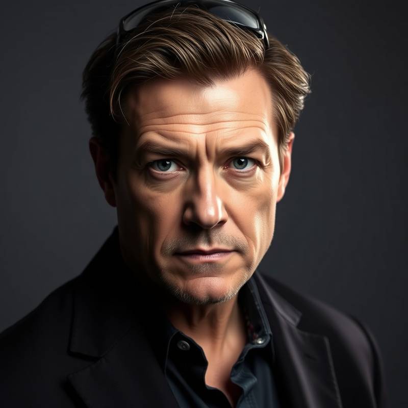 Schauspieler, der ein professionelles Headshot für sein Portfolio macht.